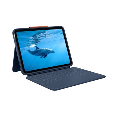 9. Logitech 920-011191 Smart Connector Mobile Keyboard Blue