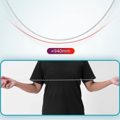 11. Rockbros 32420981001 bicycle lock with retractable cable - red