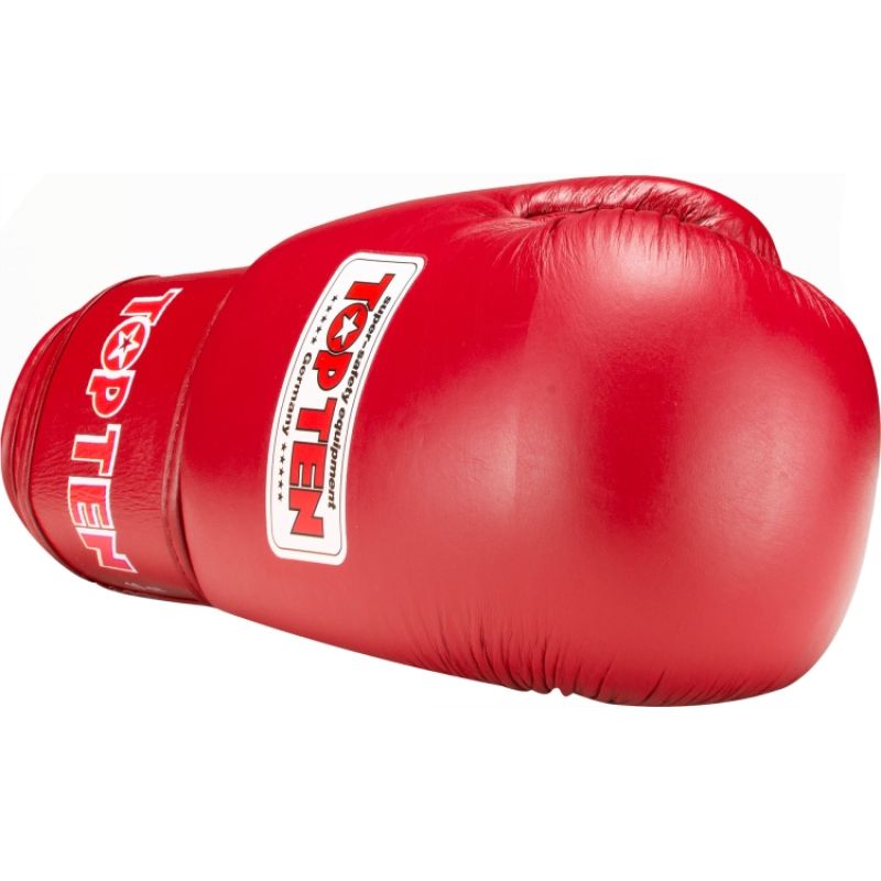 5. RTT-COMPETITION Leather Boxing Gloves 10oz (WORLD BOXING APPROVED)