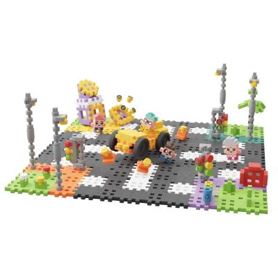 8. Marioinex Mini Waffle Building Blocks - City: Street, 280 pieces