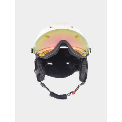 2. Unisex ski helmet with goggles 4F 4FWAW24AHELU090-11S