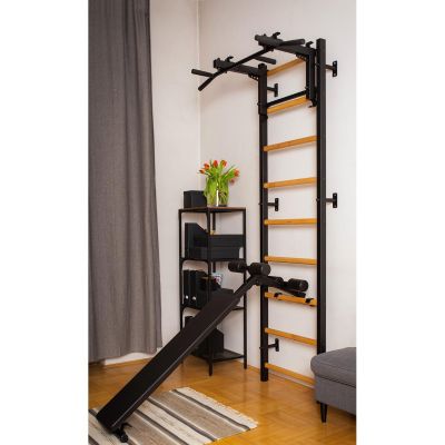36. GYMNASTIC LADDER, HANDLEBAR AND BENCH BENCHK 733B