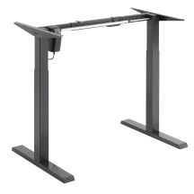 Ergo Office electric height-adjustable desk, gray, max height 123cm, 80 kg - without top, for sitting-standing work, ER-433
