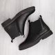 4. Rieker M RKR634 comfortable insulated leather ankle boots, black