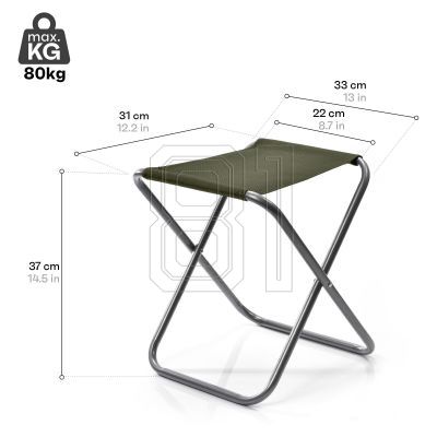 9. Meteor Rest 16533 Folding Stool