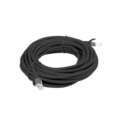 2. UTP patch cord Lanberg PCU6-10CC-0500-BK (RJ45 - RJ45 ; 5m; UTP; cat. 6; black color)