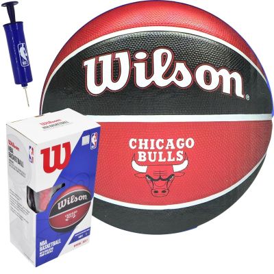 2. WILSON NBA CHICAGO BULLS BASKETBALL CARDBOARD PUMP