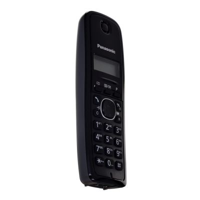 8. Panasonic KX-TG 1611 PDH Black Cordless Telephone