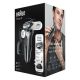 7. Braun Series 7 71-S7200c Foil Shaver Trimmer Black, Silver