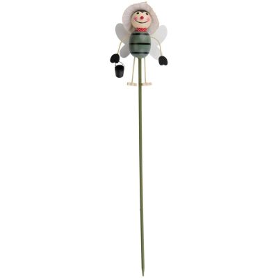 4. DECORATIVE BEE ON A GREEN PIKE