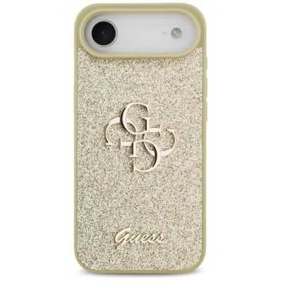 3. Guess Fixed Glitter Big 4G case for iPhone Air - gold