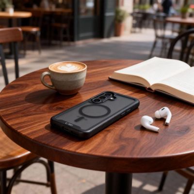 3. Tech-Protect Defense MagSafe Case for Samsung Galaxy S26 - Black