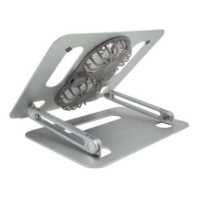 3. RealPower 495562 Laptop Stand Notebook Stand Stainless Steel 43.2 cm (17")