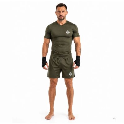 2. Men’s ARMY GREEN COMBATWEAR Compression Shirt | DBX Bushido