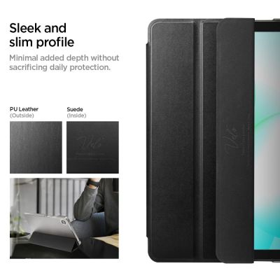 11. Spigen Smart Fold Case for Samsung Galaxy Tab A9 / A11 - Black