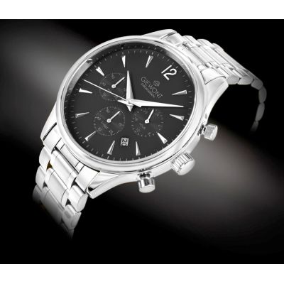 2. Giewont Chronograph Sapphire Silver Men's Watch GW6310-B2