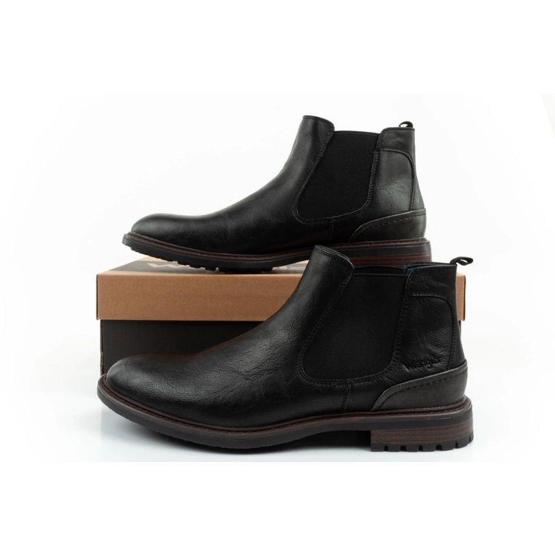 19. Wrangler Randy men's shoes Chelsea boots elegant fashionable slip-on black