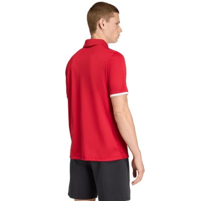 9. Men's adidas Entrada 26 Polo T-shirt red JZ6664