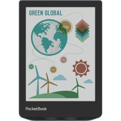 28. Ebook PocketBook Verse Pro Color 634 6" E-Ink Kaleido 3 16GB Wi-Fi Stormy Sea