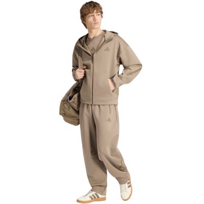 6. Men's adidas ZNE Full Zip sweatshirt beige KF3828