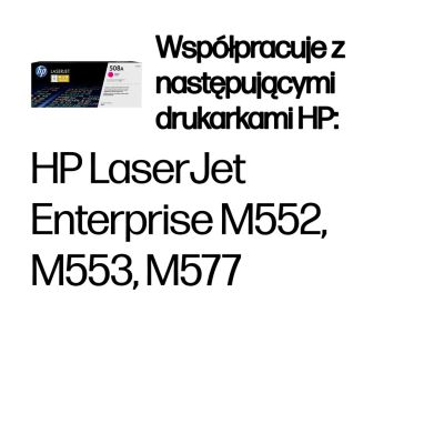 9. TONER CARTRIDGE 508A MAGENTA/.