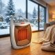 9. Esperanza EHH006 electric fan heater (1500W; 3 heating levels; black, silver)