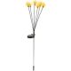 15. SOLAR LAMP DANCING IN THE WIND WHITE BALLS 6 LED 72CM