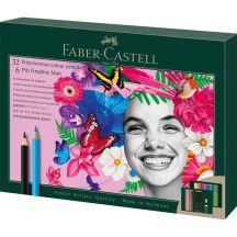 Faber-Castell Polychromos & Pitt Graphite Matt Set Multicolor 38 pcs.
