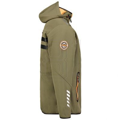 4. Geographical Norway Royaute DB 068 M WY1996H/GN-Kaki / Orange Softshell Jacket