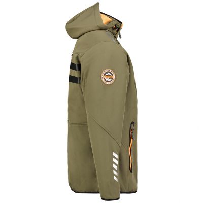 4. Geographical Norway Royaute DB 068 M WY1996H/GN-Kaki / Orange Softshell Jacket