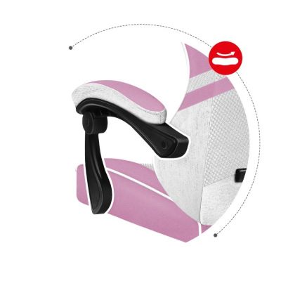 24. Huzaro Force 4.4 Pink Mesh Gaming Chair