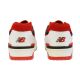 4. Lifestyle Shoes New Balance 550 White Red Sneakers - BB550SE1