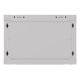 12. Lanberg 19" 6U 540x350 gray glass door wall-mounted rack cabinet (Flat Pack)