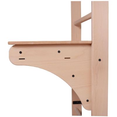 88. WOODEN PULL-UP LADDER WITH DESK BENCHK 112