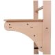 88. WOODEN PULL-UP LADDER WITH DESK BENCHK 112