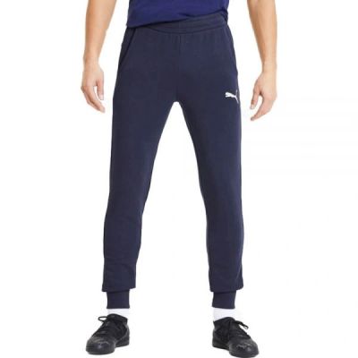 Puma men's cotton sweatpants, comfortable, sporty style, navy blue