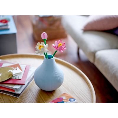 4. LEGO Flowers 40647 Lotus Flowers