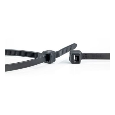 2. WKK 110349071 cable tie Releasable cable tie Plastic, Polyamide Black 100 pcs.