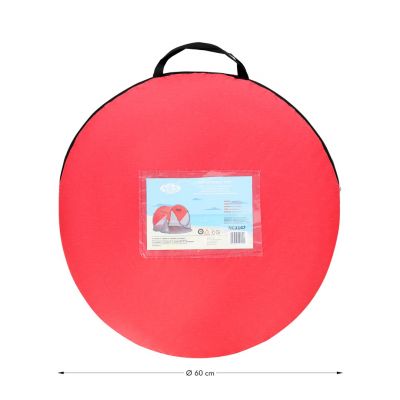 9. NILS CAMP NC3142 Self-Placing Beach Tent Red-Gray