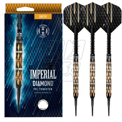 9. Darts Harrows RED HORIZON 90% soft tip ImperialDiamond