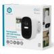 7. Nedis Smartlife Wifi Outdoor Camera, IP66, Motion Sensor, Night Vision, White