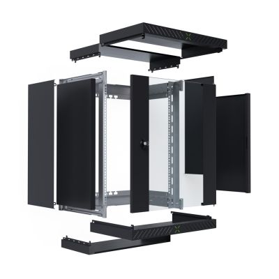 3. EFB Elektronik WGX-1506TS.G1 15U Rack Wall Mounted Cabinet Black
