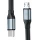 4. 3mk Hyper Cable N-SERIES USB-C / MicroUSB 1m QC 3.0 5V/2A 10W - black