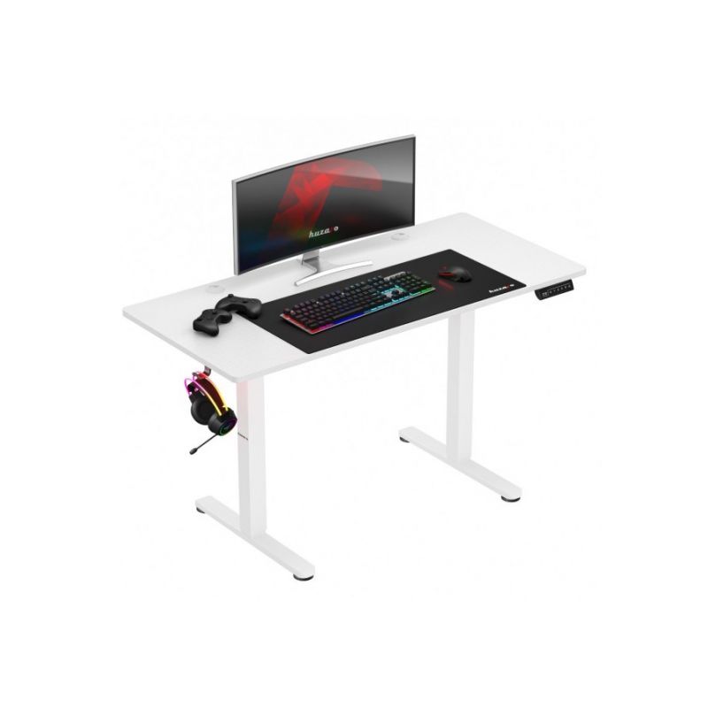 4. Huzaro Hero 8.2 White Gaming Desk
