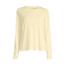 Casall Soft Texture Long Sleeve Women's Training T-Shirt Yellow