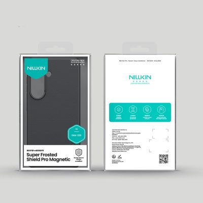 21. Nillkin Super Frosted Shield Pro Magnetic Case Compatible with MagSafe for Samsung Galaxy S26 - Black