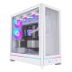 5. Montech HS01 PRO PC Case, Midi-Tower, ATX, aRGB, Tempered Glass - White