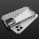 9. Honeycomb Case armor cover with TPU Bumper for iPhone 13 Pro Max transparent