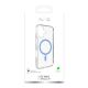 2. Puro Lite Mag TPU+PC Case Compatible with MagSafe for iPhone 17 - Transparent with Blue Ring