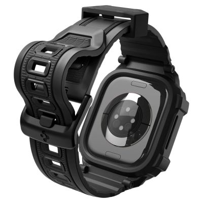 2. Spigen Rugged Armor Pro Apple Watch 42mm Strap - Matte Black